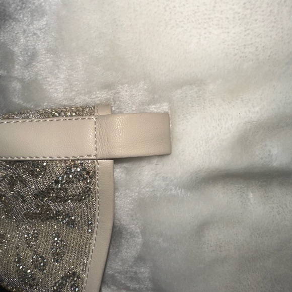 EUC GIANNI BINI HALLAND GLITZY EMBELLISHED LEOPARD PLATFORM HEELED BOOTIES - Picture 12 of 13